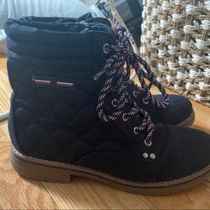 Tommy hillfiger combat boots